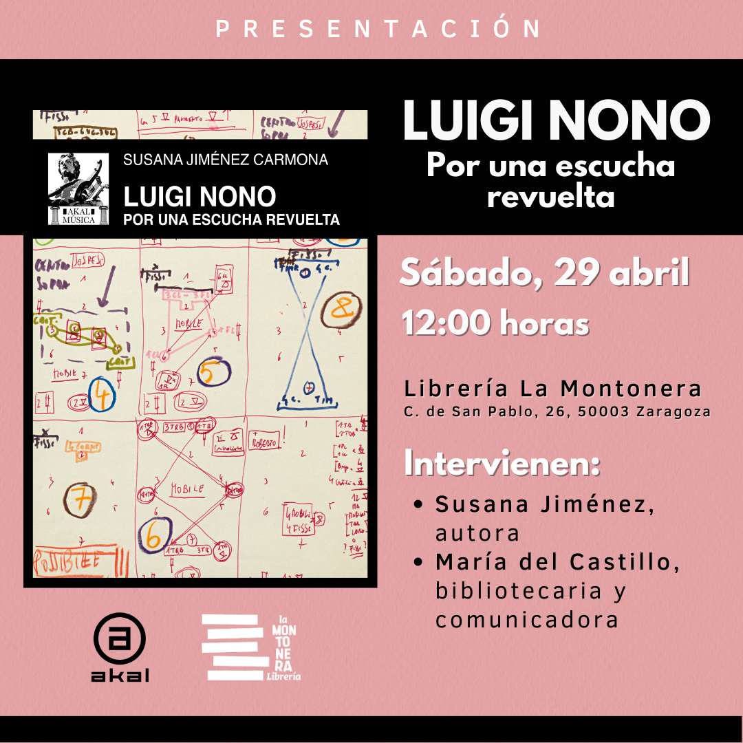 Luigi Nono. Por una escucha revuelta| Presentación