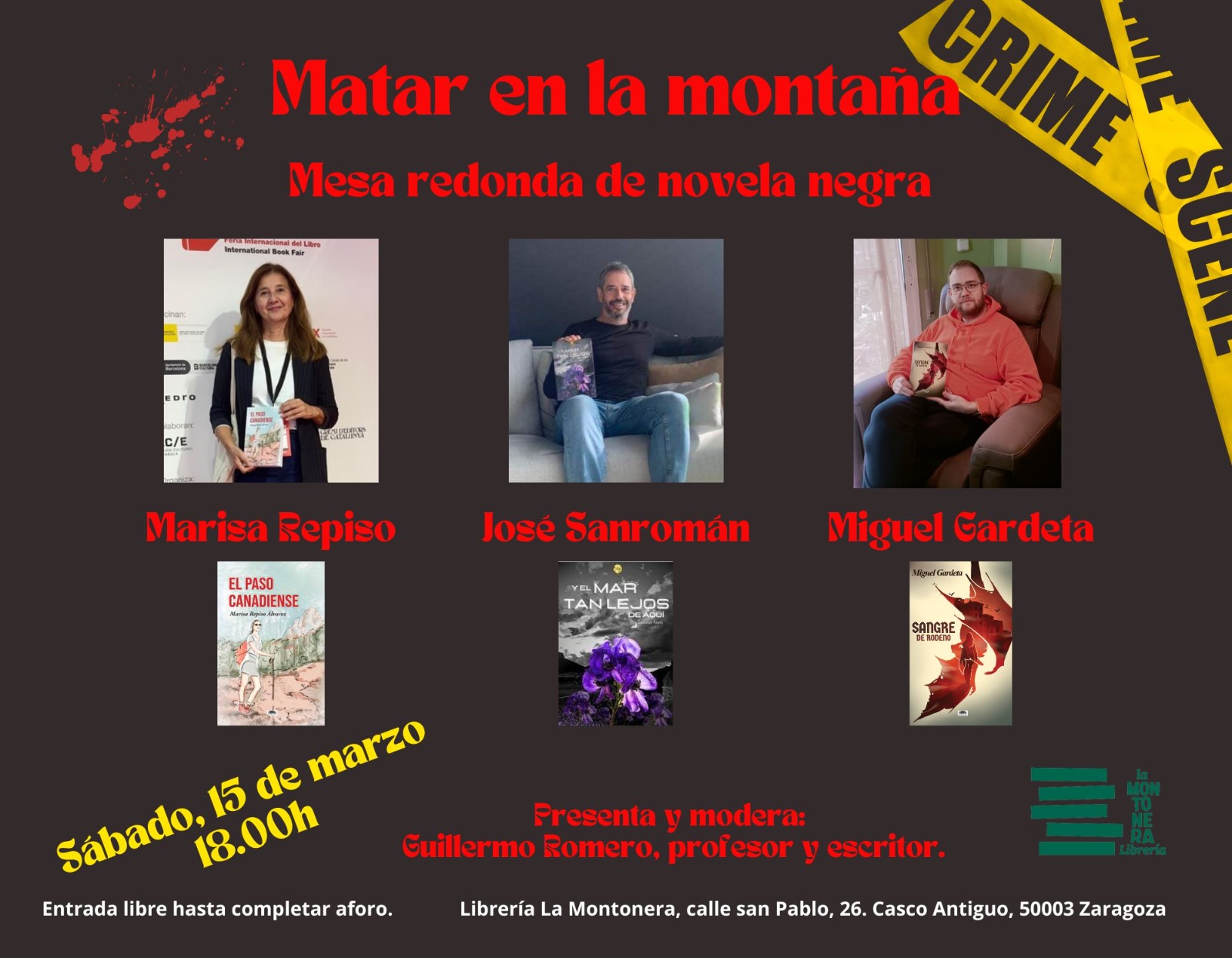 MATAR EN LA MONTAÑA | con Guillermo Romero (presentador) y Maria Repiso, José Sanromán y Miguel Gardeta