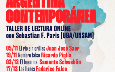 NARRATIVA ARGENTINA| Club de lectura online